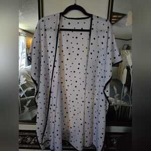 Polka Dot Kimono Cardigan